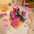 DIY 3D Wooden Miniature Kitchen Kit