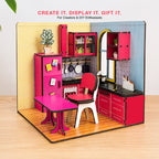 DIY 3D Wooden Miniature Kitchen Kit