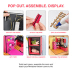 DIY 3D Wooden Miniature Kitchen Kit
