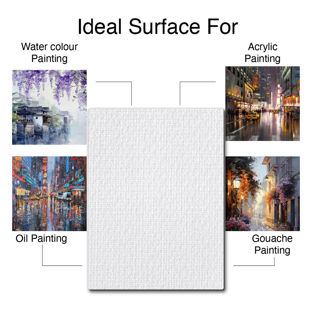 6x8 Inch Art Painting Canvas Set of 4 - The Crafthives