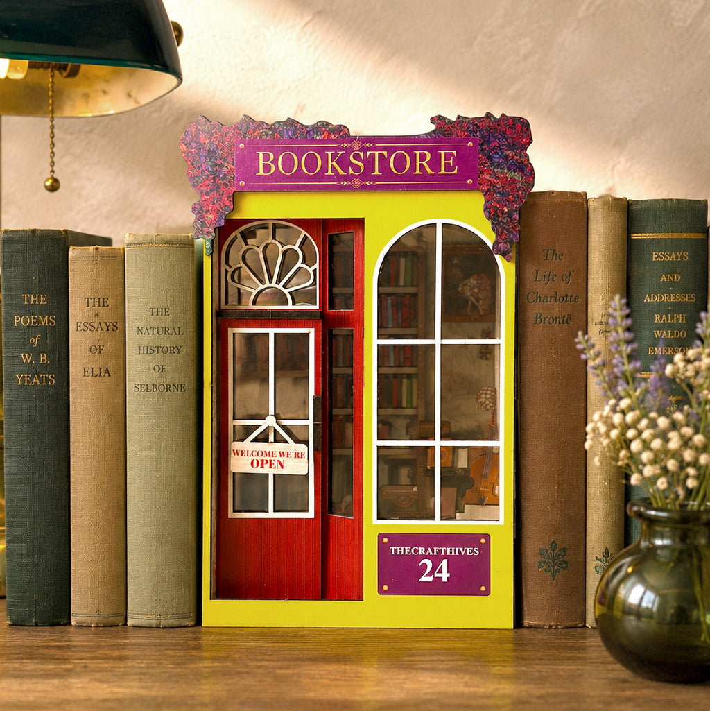 DIY Miniature Bookstore Kit