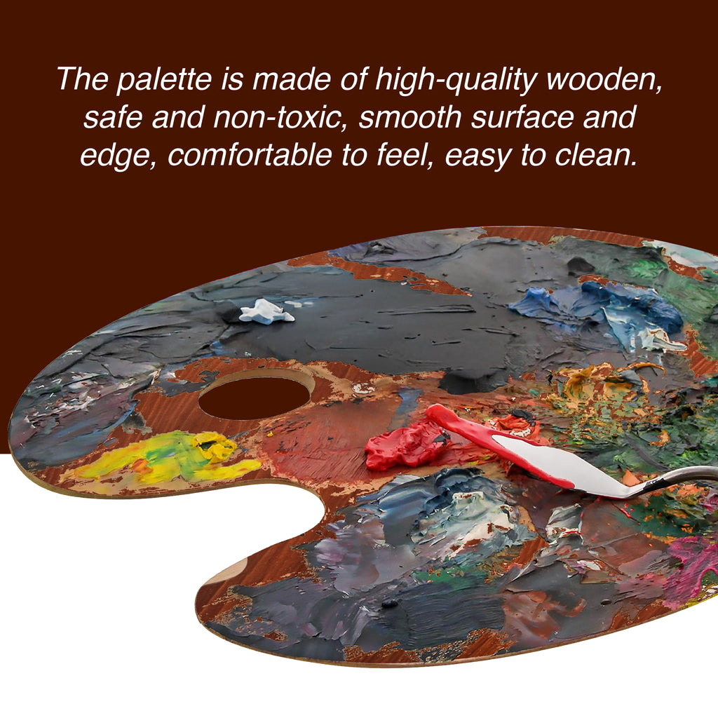 Paint Mixing Palette Oval Shaped