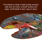 Paint Mixing Palette Oval Shaped