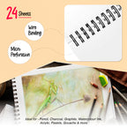 A4 Sketchbook – House Theme | 250 GSM Spiral Bound