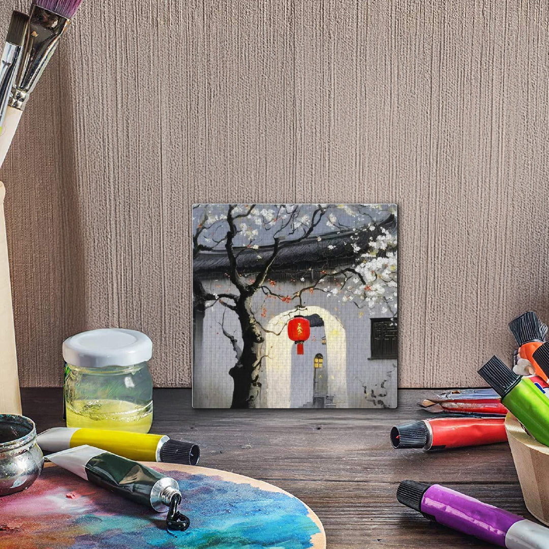 4x4 Inch Art Painting Canvas Set of 4 - The Crafthives