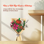 DIY Wooden Flower Bouquet 3D Wooden Puzzle