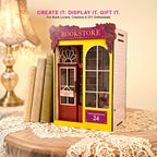 DIY Miniature Bookstore Kit