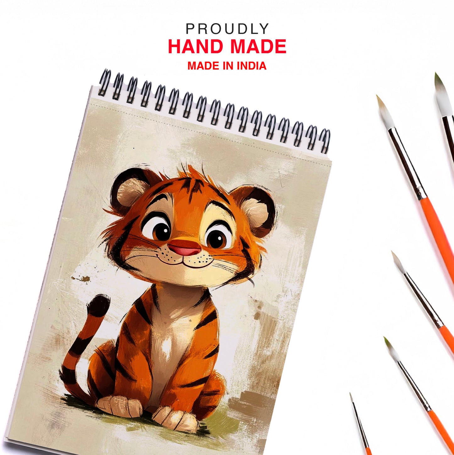 Artist Watercolor Sketch Book – A5 | 230 GSM | Wooden Cover