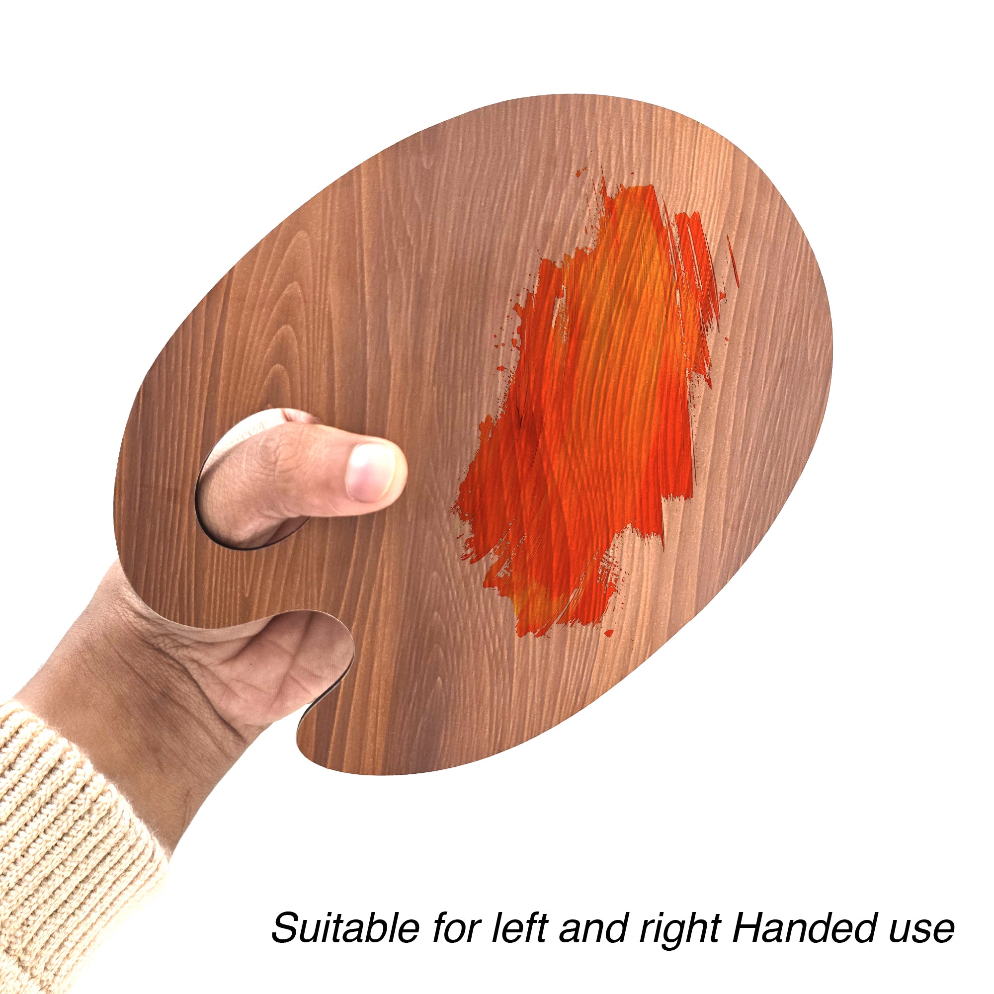 Paint Mixing Palette Oval Shaped