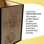 Square Pichwai Wooden Pen Stand - The Crafthives