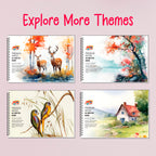 A4 Sketchbook – House Theme | 250 GSM Spiral Bound