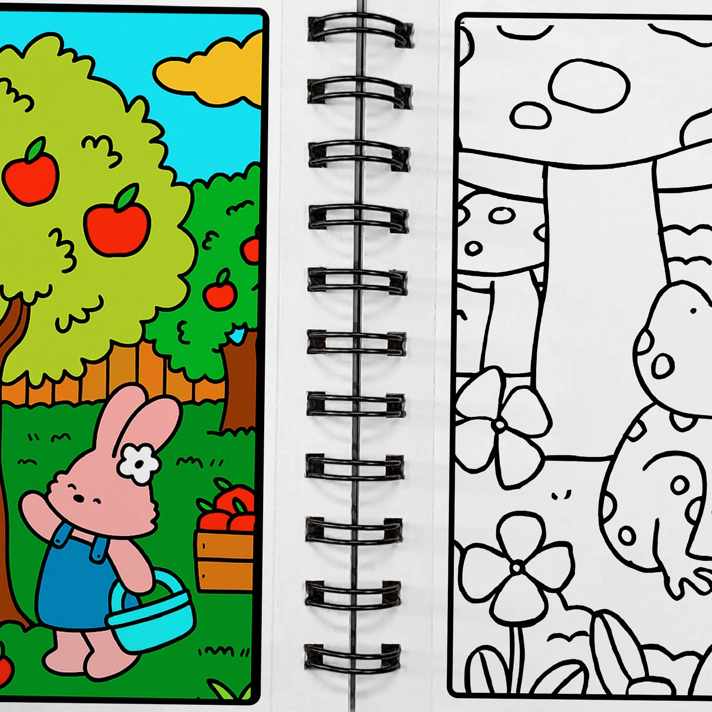 Comfortable Life – Cozy & Cute Coloring Book | 12 Acrylic Marker
