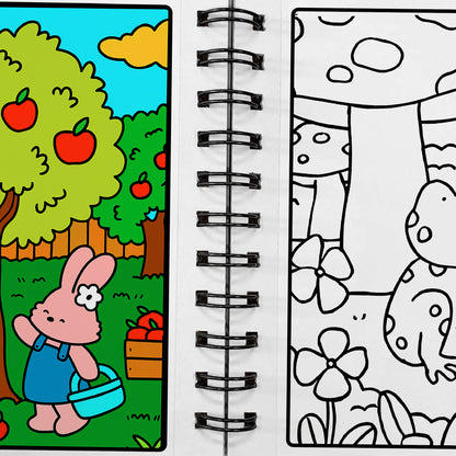 Comfortable Life – Cozy & Cute Coloring Book | 12 Acrylic Marker