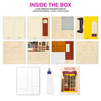 DIY Miniature Bookstore Kit