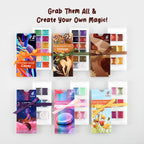 Macaron Metallic Shimmer Watercolor Set – 6 Solid Pans | Professional & Shimmering Colors