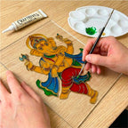 Ganesha Glass Painting Kit