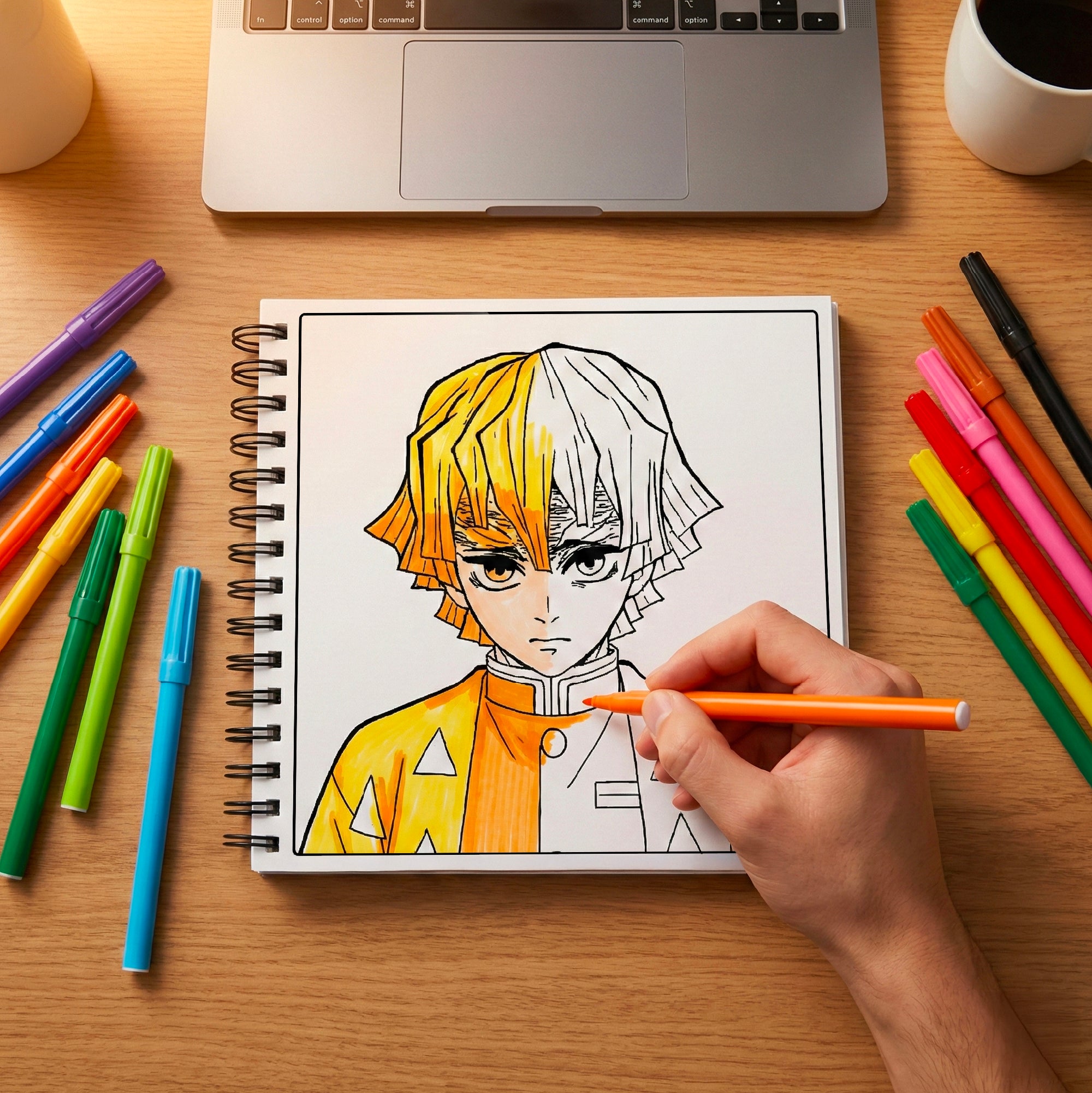 Demon Slayer Anime Coloring Book Volume 2