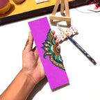 Mandala Wooden Bookmark Set – Pack of 4 with Paint Set