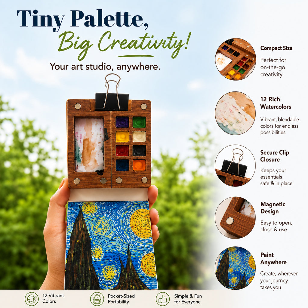 Mini Travel Art Kit -A World of Creativity in Your Pocket! | The Crafthives