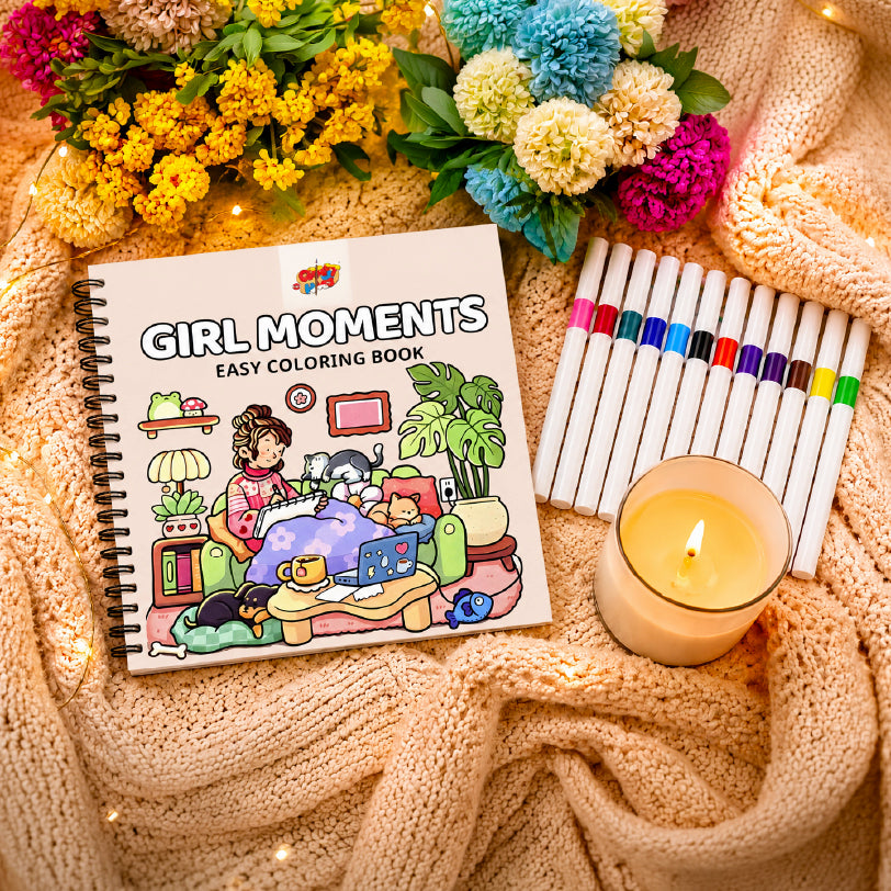 Girls Moments :  Coloring Book