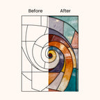 Abstract Glass Painting Kit