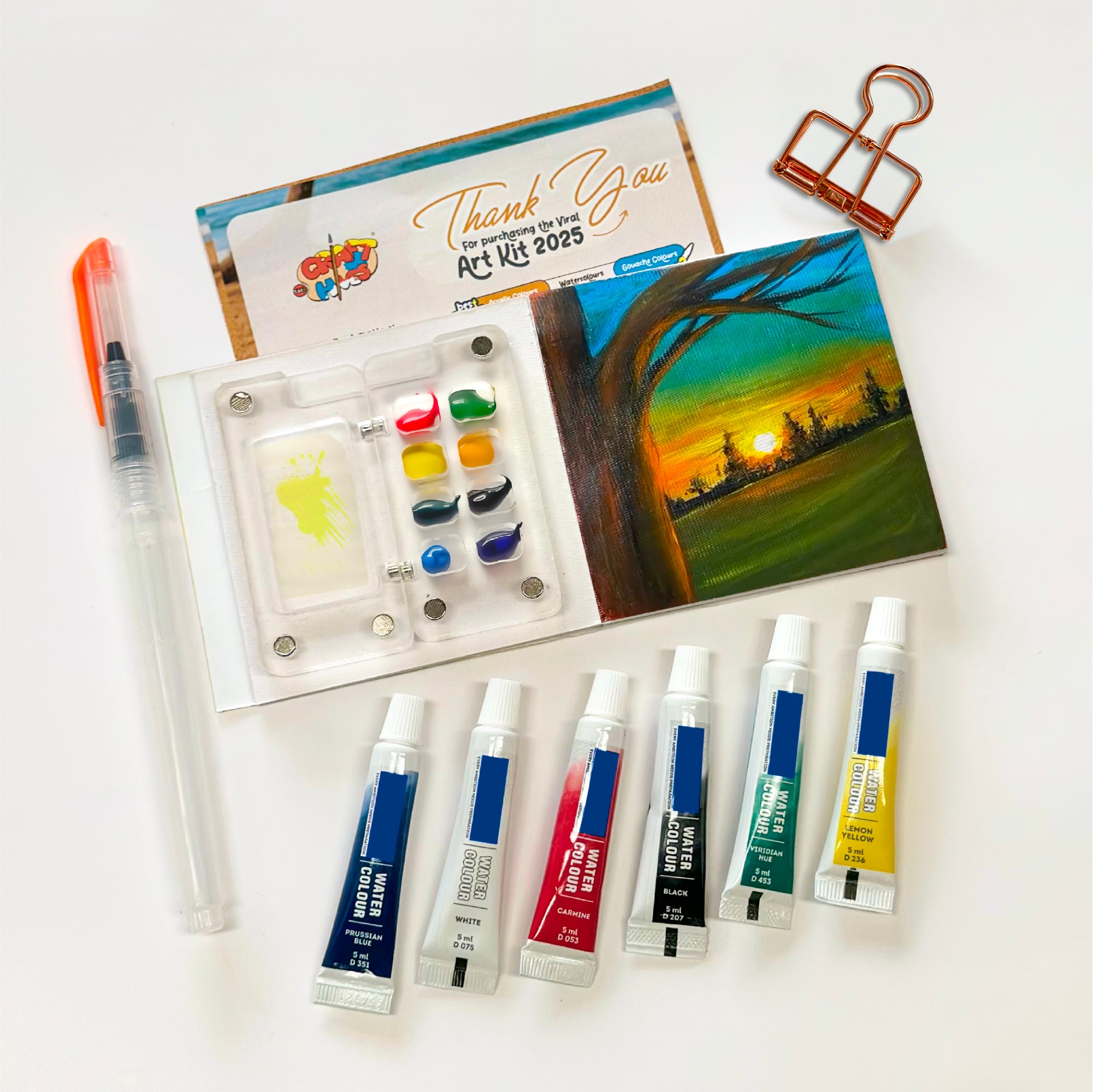 Mini Travel Art Kit -A World of Creativity in Your Pocket! | The Crafthives