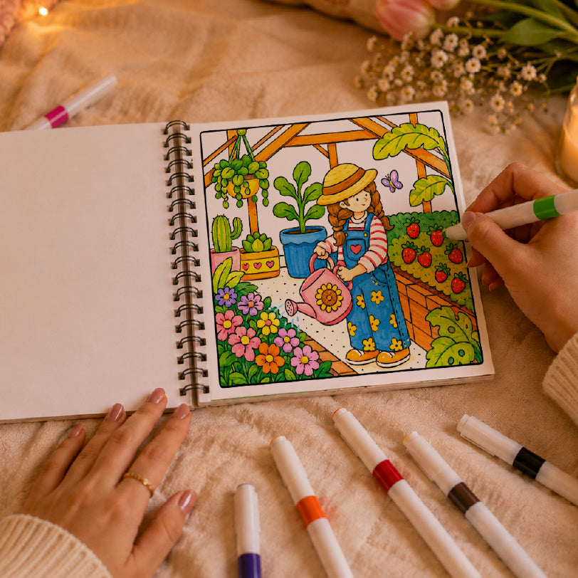 Girls Moments :  Coloring Book