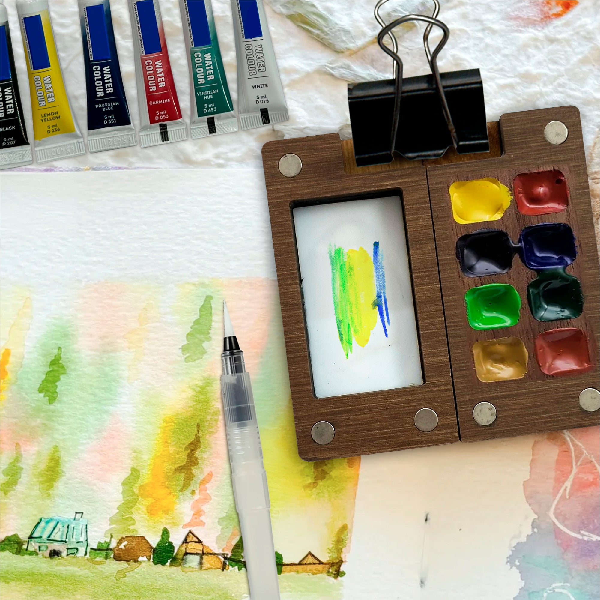 Mini Travel Art Kit -A World of Creativity in Your Pocket! | The Crafthives