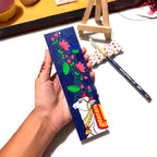 Wooden Bookmarks – Mandala & Pichwai Art | Set of 4 with Paint Sets