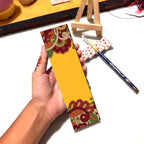 Floral Wooden Bookmark Set – Pack of 4 with Paint Sets