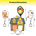 Bubu Dudu Wooden Couple Keychain Holder - The Crafthives