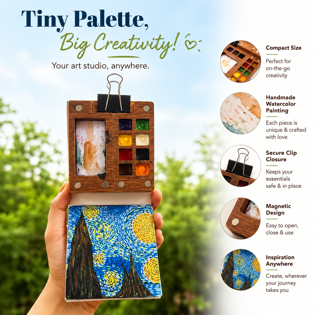 Mini Travel Art Kit -A World of Creativity in Your Pocket! | The Crafthives