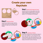 Creative Me DIY Chritmas Keychains - Art And Craft Kit for 6+ Years - The Crafthives