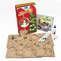 Creative 3D DIY Wooden Christmas Key Chain - Art and Craft Kit for 6+ Years - Set of 6 - The Crafthives
