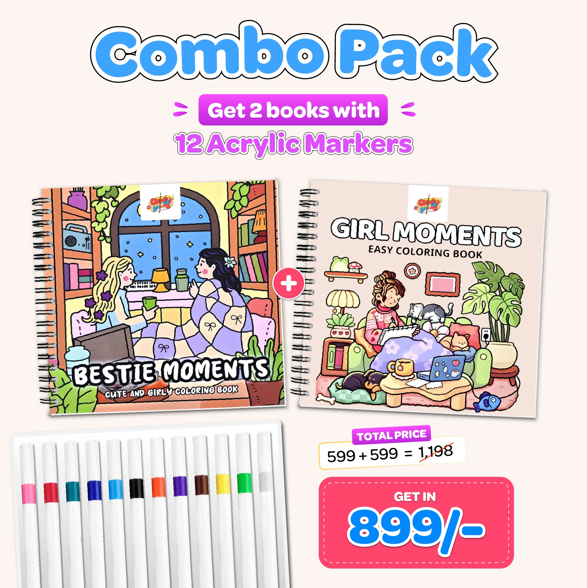 Combo Saver Pack: Besties and Girls Moment