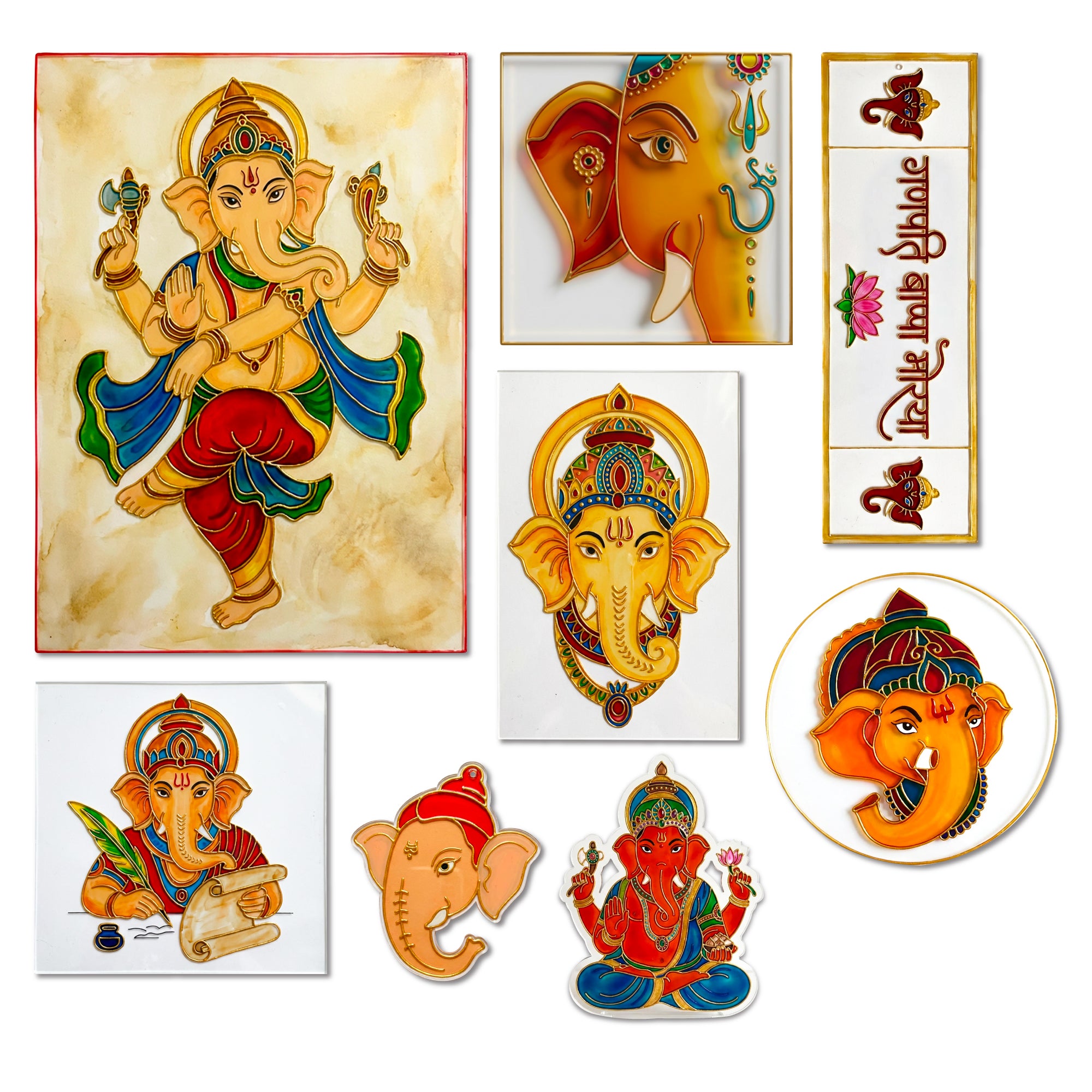Ganesha Glass Painting Kit – Premium DIY Art Experience