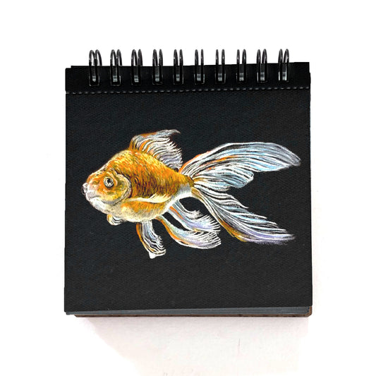 Artist Watercolor Sketch Book – Black Page (Van Gogh Theme) | 95 x 95 MM