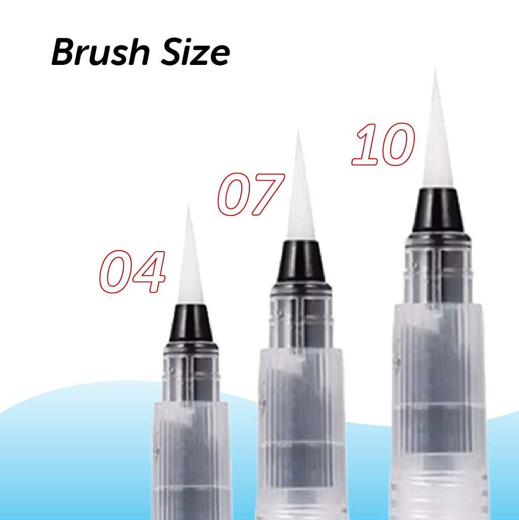 Refillable Brush Set of 3 - The Crafthives
