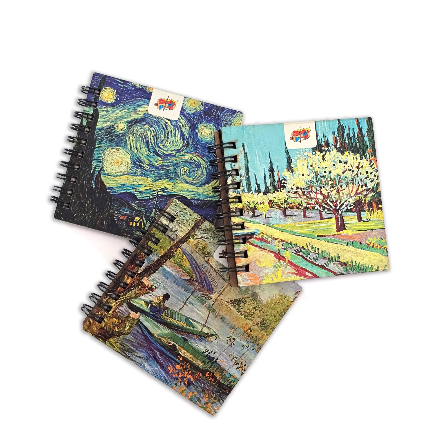 Artist Mini Travel Sketch Book – Black Page (Van Gogh Theme) - The Crafthives