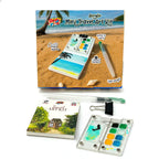 The Crafthives Mini Travel Art Kit- Acrylic (Water Colors Shades of 6) - The Crafthives