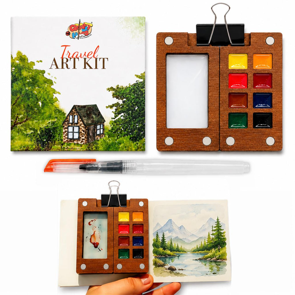 Mini Travel Art Kit -A World of Creativity in Your Pocket! | The Crafthives