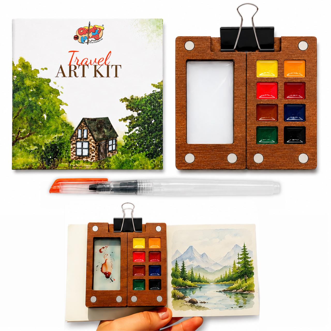 Mini Travel Art Kit -A World of Creativity in Your Pocket! | The Crafthives