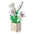 DIY Wooden Flower 3D Wooden Puzzle : Lilly