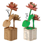 DIY Wooden Flower 3D Wooden Puzzle : Lotus