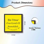 Positive Quotes Collection Motivational Fridge Magnet Set – Pack of 6