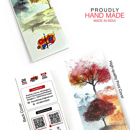 Watercolor Bookmarks – 250 GSM Artistic Collection ( Set of 2)