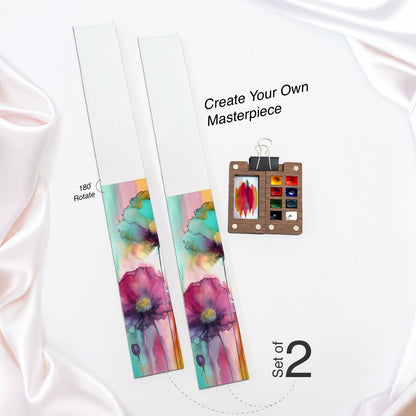 Watercolor Bookmarks – 250 GSM Artistic Collection ( Set of 2)