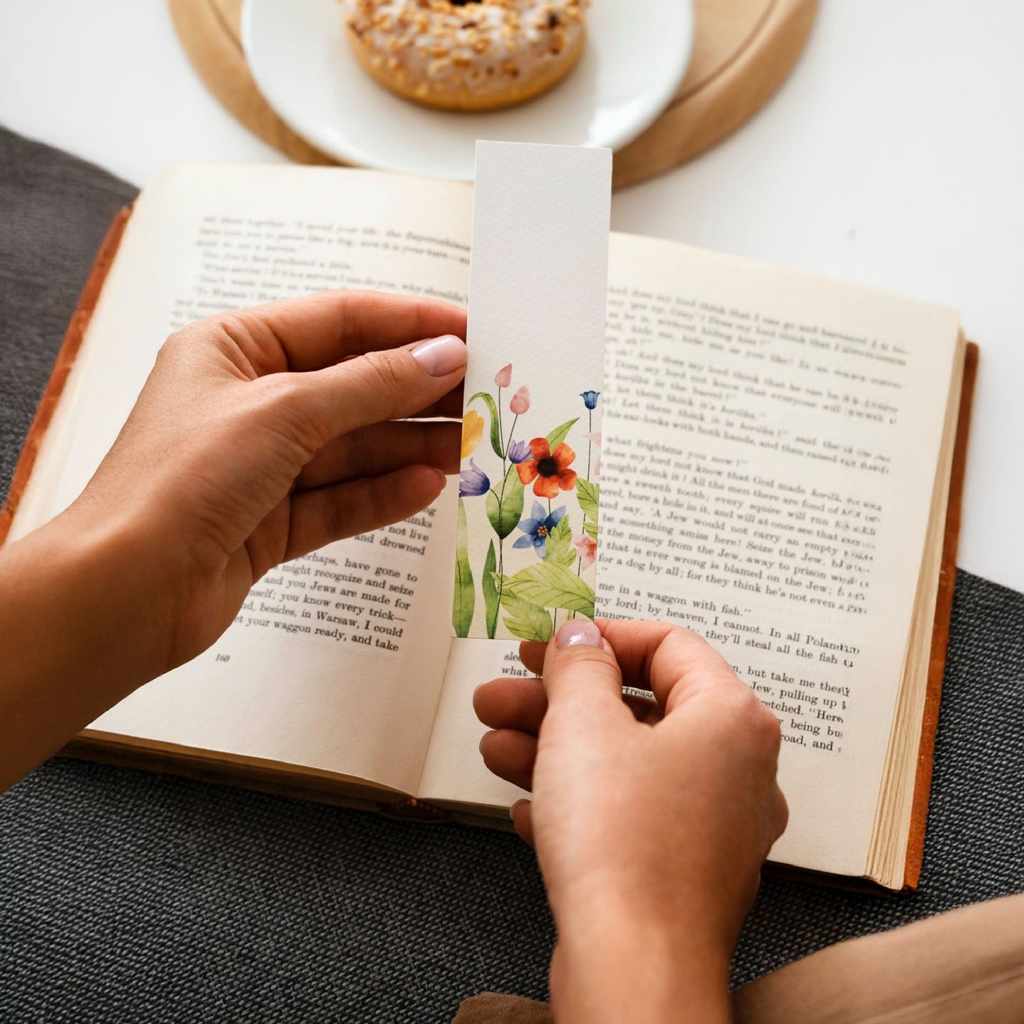 Watercolor Bookmarks – 250 GSM Artistic Collection ( Set of 2)