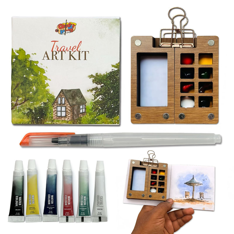 Mini Travel Art Kit -A World of Creativity in Your Pocket! | The Crafthives
