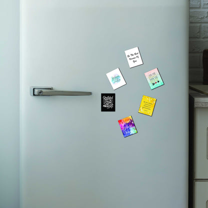 Motivational Quote Fridge Magnets – Set of 6